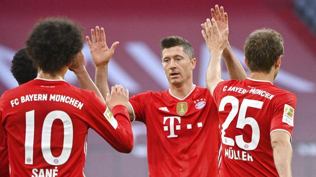 FOTO: Bayern Munchen Kunci Gelar Juara Liga Jerman ke-9 Secara Beruntun