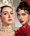 Lihat di sini beberapa potret Davika Hoorne yang cantik unreal ketika dimakeup full dan bold.