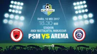 PSM makassar vs Arema FC (Liputan6.com/Abdillah)