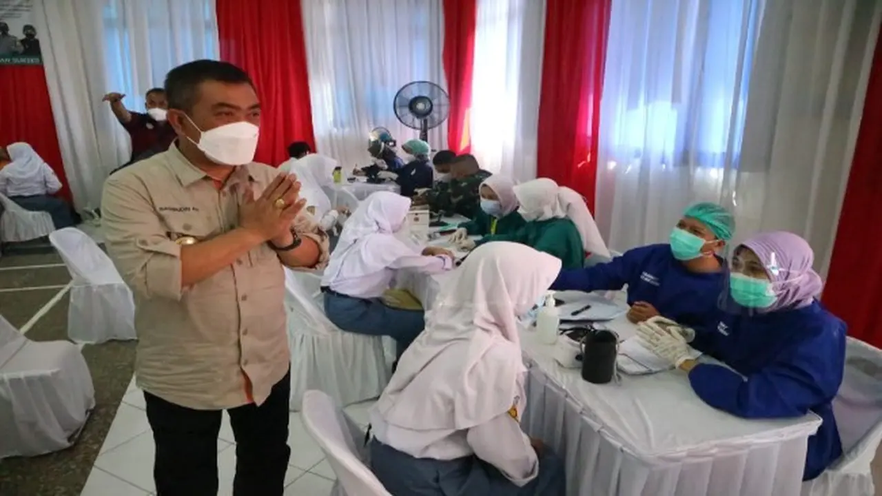Capaian Vaksinasi di Kota Cirebon Mendekati 100 Persen