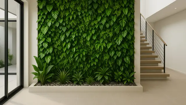 Model Rumah Minimalis Mewah Dengan Inner Garden/Ilustrasi Gambar AI