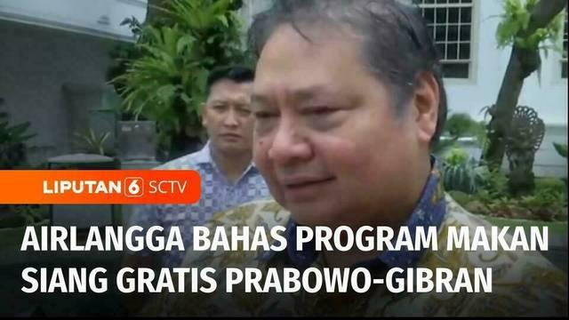 Pemerintah mulai membahas soal program makan siang gratis yang diusung oleh pasangan Calon Presiden dan Wakil Presiden Prabowo-Gibran. Menurut Menteri Koordinator Bidang Perekonomian, Airlangga Hartarto, program makan siang gratis dapat terealisasi p...