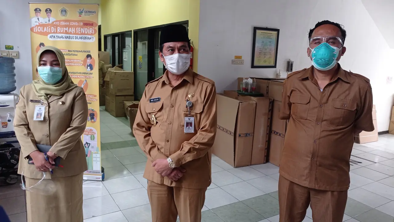 Pemerintah Kabupaten (Pemkab) Gresik mendapatkan jatah 5.903 dosis vaksin Covid-19 Sinovac. (Dian Kurniawan/Liputan6.com)
