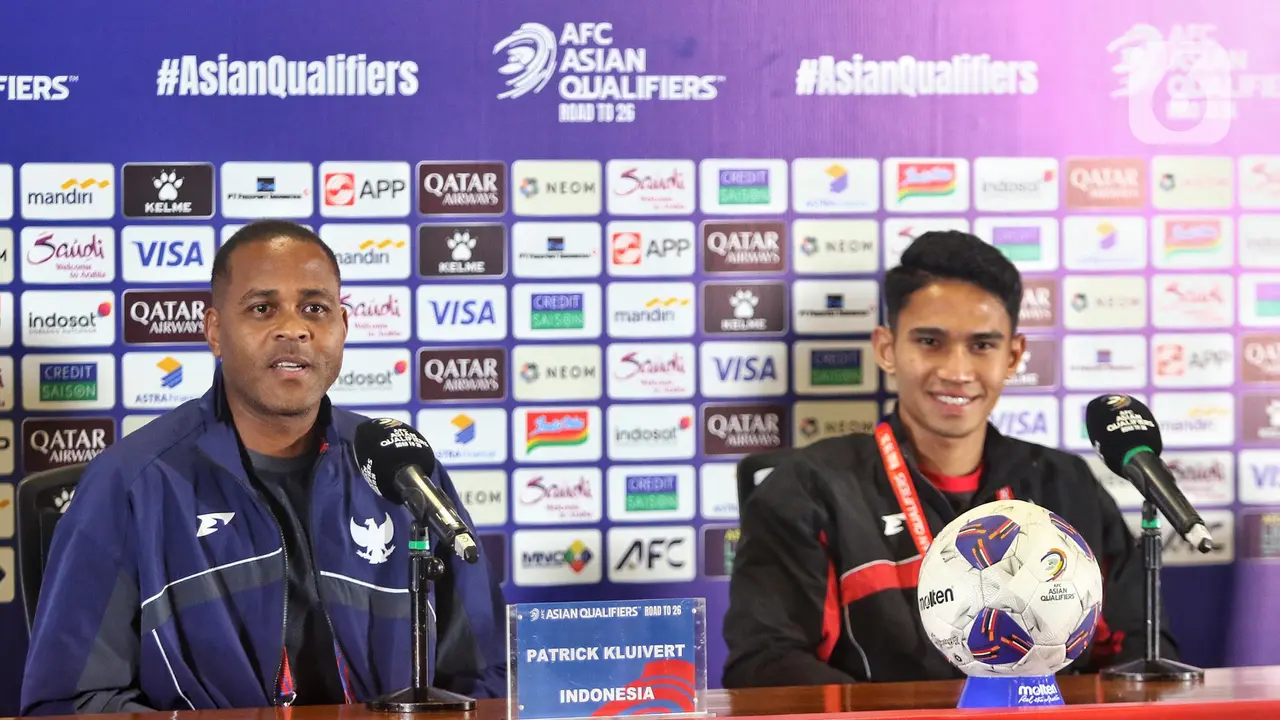 Patrick Kluivert dan Marselino Ferdinan