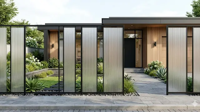 Model Pagar Rumah Transparan Agar Halaman Terlihat Luas