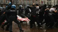 Demo Biaya Hidup di Italia Berujung Ricuh, 28 Orang Ditangkap