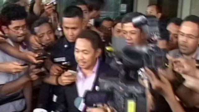 Hilmi Aminuddin Dikawal Belasan Orang ke KPK