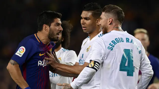 FOTO: Real Madrid Tahan Barcelona di Stadion Camp Nou