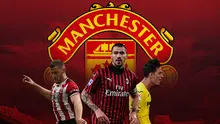 Manchester United - Jack O'Connell, Alessio Romagnoli, Pau Torres (Bola.com/Adreanus Titus)
