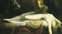 Kelumpuhan tidur atau tindihan (Henry Fuseli's "The Nightmare")