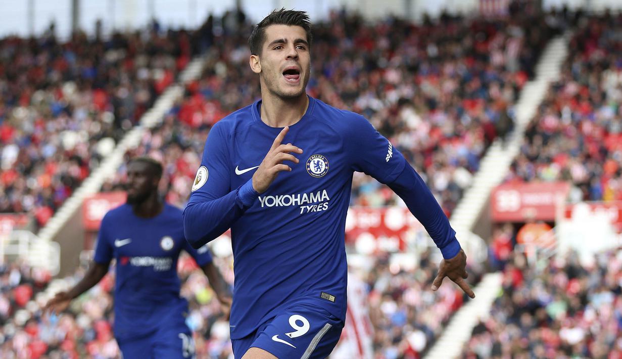 2. Alvaro Morata (Chelsea) - 6 Gol. (AP/Nigel French)