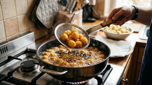 Ilustrasi resep pom pom kentang