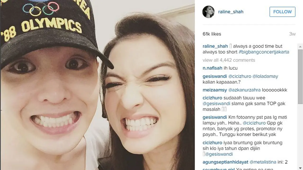 G-Dragon dan Raline Shah