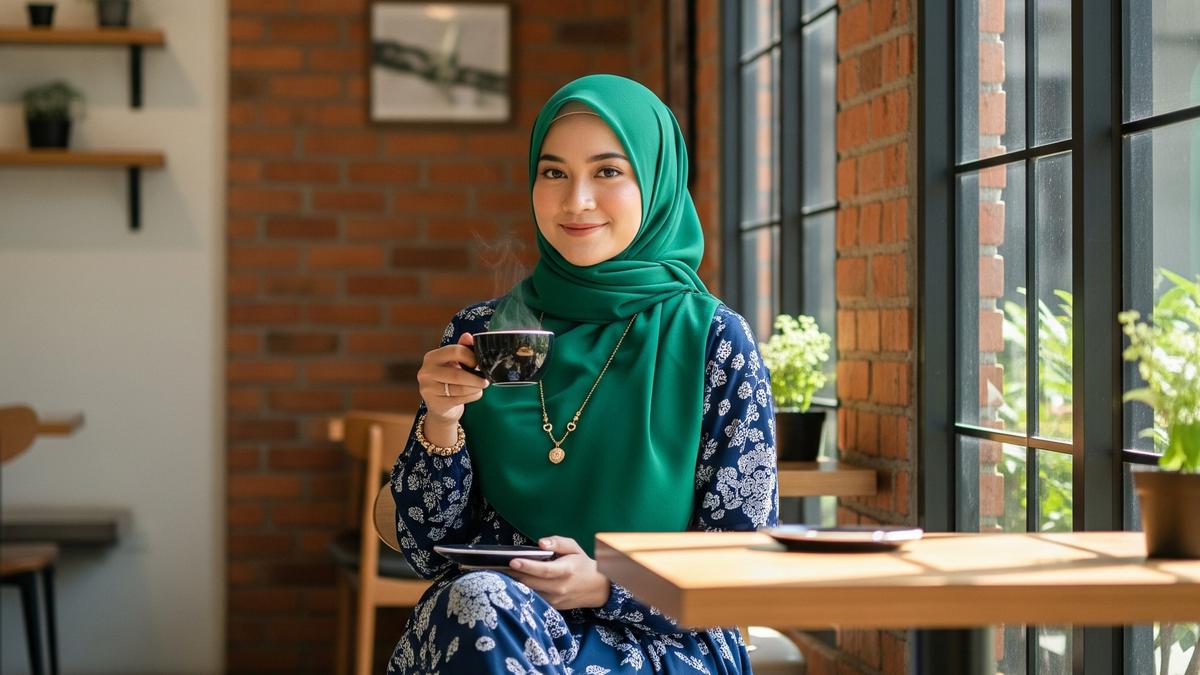 8 Outfit Ibu Muda Berhijab Usia 30 Tahun ke Atas Agar Terlihat Lebih Muda