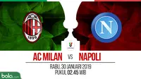 Coppa Italia: AC Milan Vs Napoli (Bola.com/Adreanus Titus)