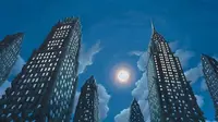 Lukisan ilusi optik karya Rob Gonsalves (Sumber: Telegrafi)