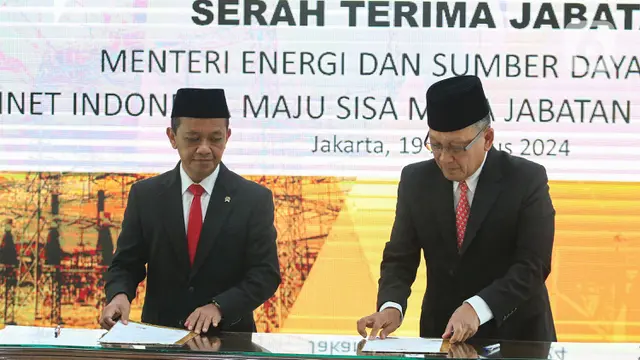 Sertijab Menteri ESDM