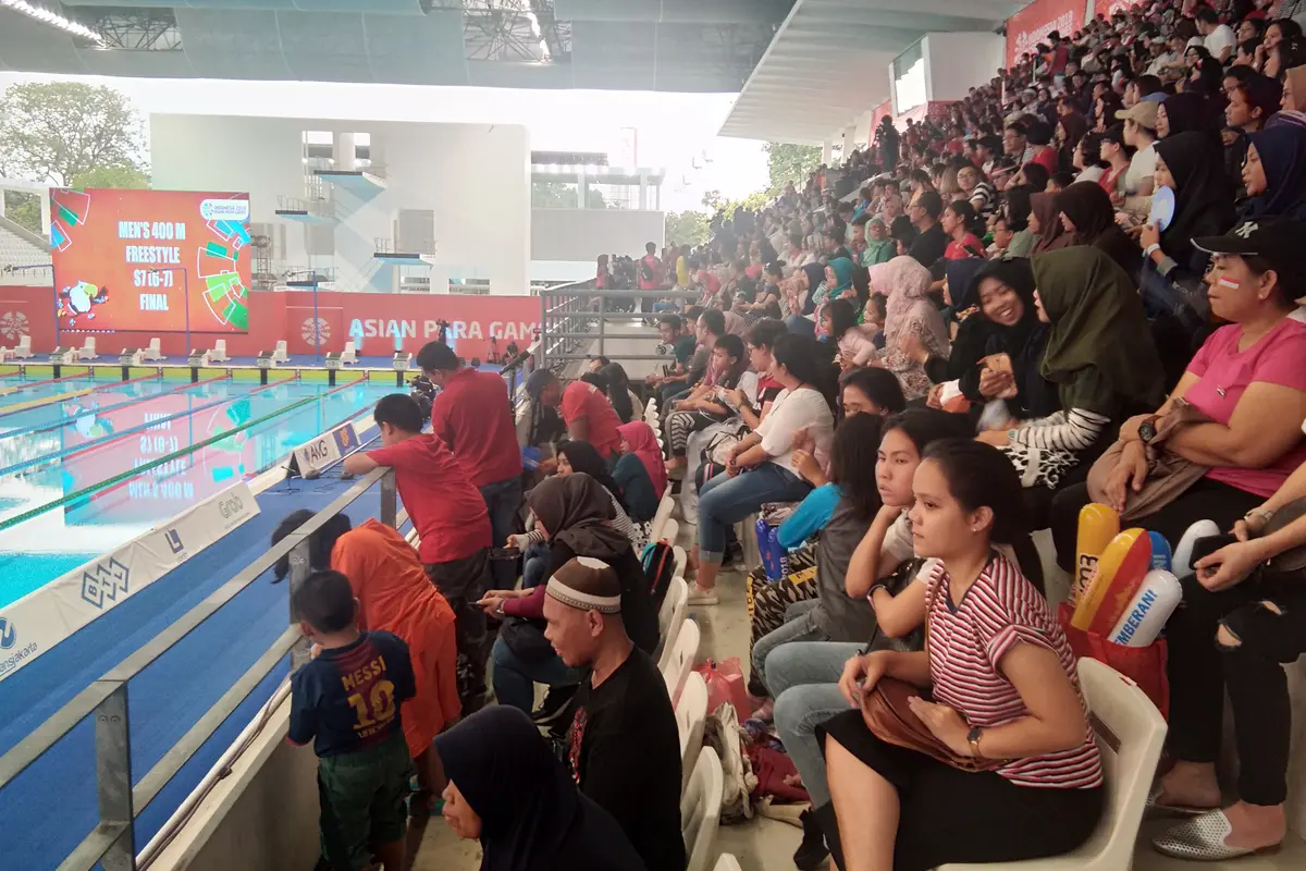Stadion Akuatik untuk Asian Para Games 2018 (Liputan6.com / Cakrayuri Nuralam)