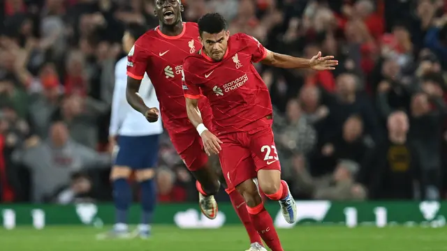 Luis Diaz - Liverpool - Liga Inggris - 8 Mei 2022