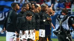 PSG hanya memainkan dua rekrutan anyar mereka, Achraf Hakimi dan Giorginio Wijnaldum dalam laga yang digelar di Stade de l'Aube, Troyes. (Foto: AFP/Francois Nascimbeni)