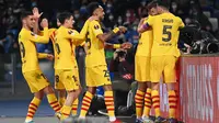 Hasil Napoli vs Barcelona: Menang Besar, Blaugrana ke 16 Besar Liga Europa