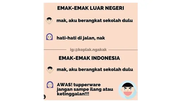 ilustrasi emak-emak