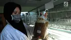 Peneliti mengecek tabung berisi mikroorganisme bawah laut di Laboratorium BPPT, Serpong, Tangsel, Banten, Kamis (10/1). Mikroorganisme tersebut dapat digunakan sebagai pengganti minyak bumi (bio fuel). (Merdeka.com/Arie Basuki)