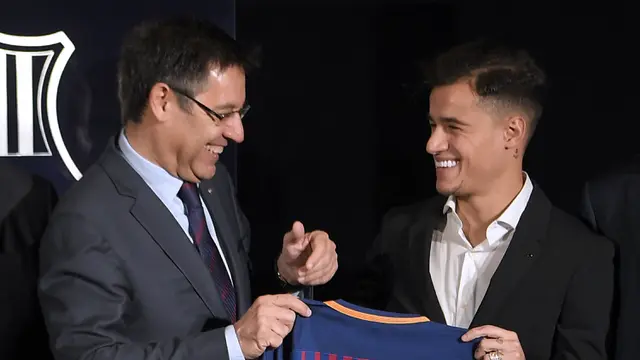 FOTO: Dosa-dosa Josep Maria Bartomeu sebelum Terkuaknya Skandal Barcagate di Barcelona - Josep Maria Bartomeu; Philippe Coutinho