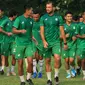 PSMS Medan bersiap menghadapi PS Tira di Bantul (Liputan6.com/Reza Efendi)