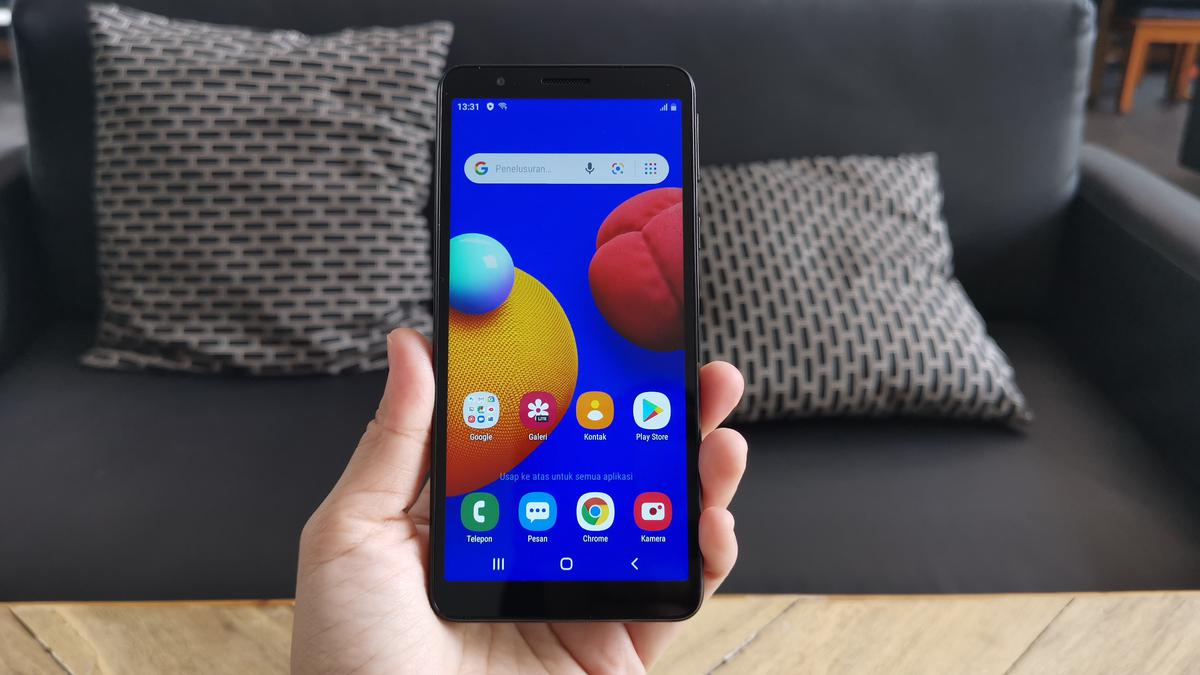 Unboxing Samsung Galaxy A01 Core, Smartphone Android Go Rp 1 Juta ...