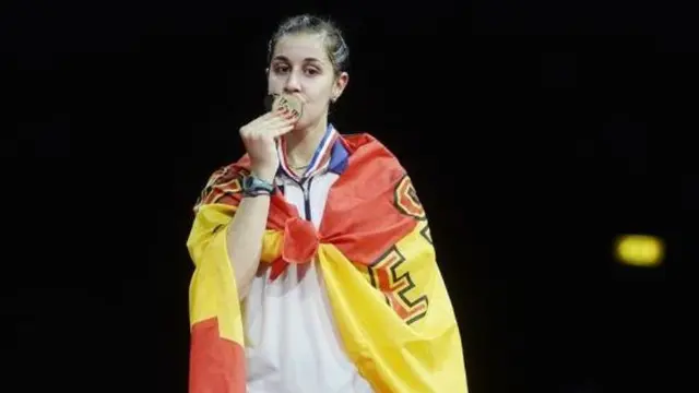Juara Dunia 2014 Bulu Tangkis Tunggal Putri 2014 Carolina Marin