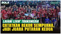 LavAni Livin' Transmedia juara putaran kedua Proliga 2026 setelah menang 3-0 atas Surabaya Samator pada Kamis (12/2/2026) di GOR Utama Bojonegoro. Kemenangan ini memastikan LavAni tak terkalahkan dalam delapan laga dan memimpin klasemen sementara.
