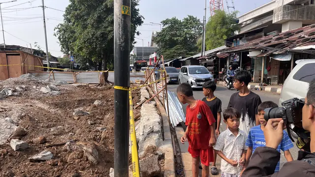 Lokasi Lubang Proyek Tempat Balita Jatuh
