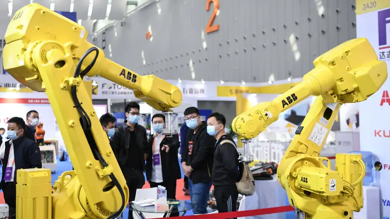 FOTO: Melihat Pameran Robot Pintar Internasional China 2020