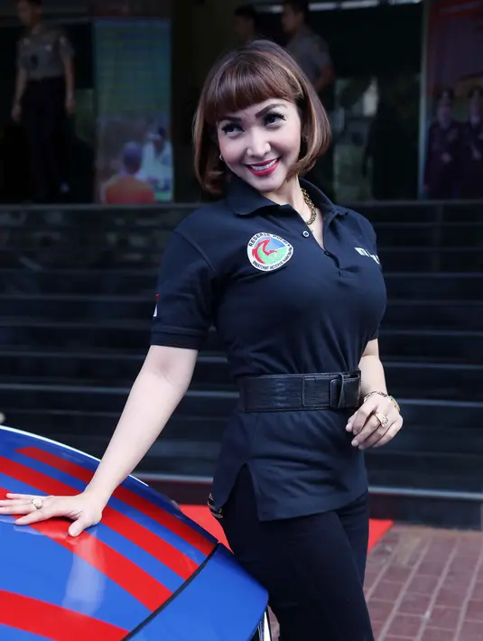 Berdasarkan pengacara Sunan Kalijaga, kedatangannya sebagai persiapan untuk penyuluhan hukum dan bahaya narkoba untuk anak muda. (Nurwahyunan/Bintang.com)