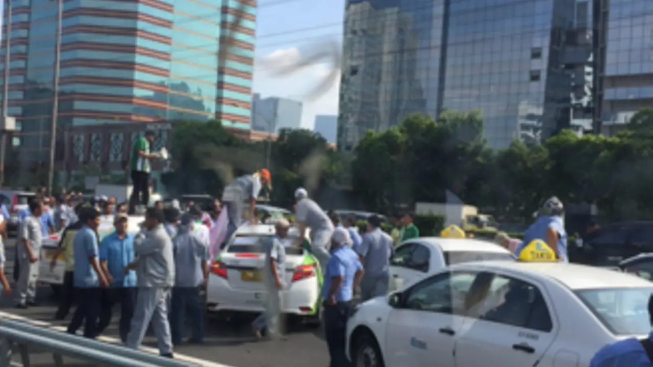 Demo Pengemudi Angkutan Umum