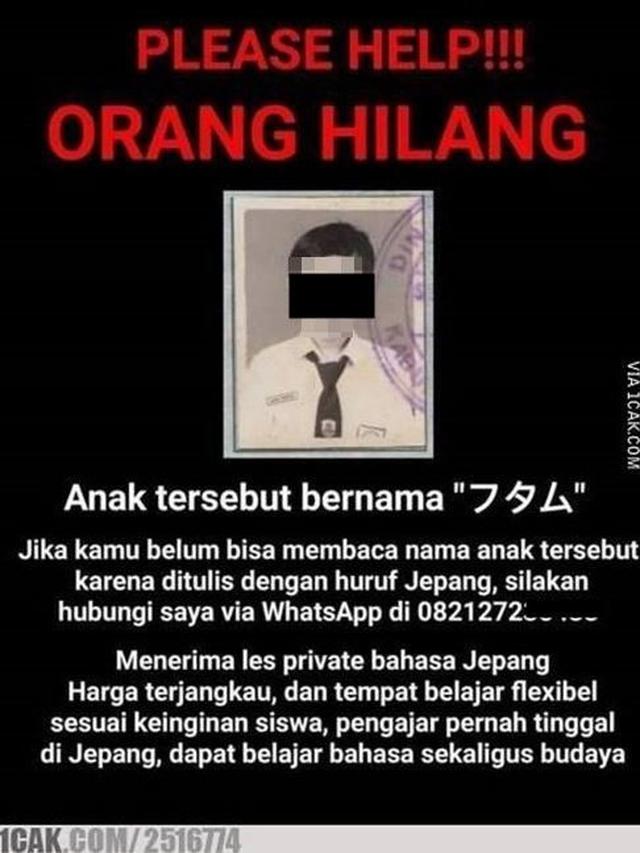 6 Pengumuman Absurd Orang Hilang Ini Malah Bikin Kesal