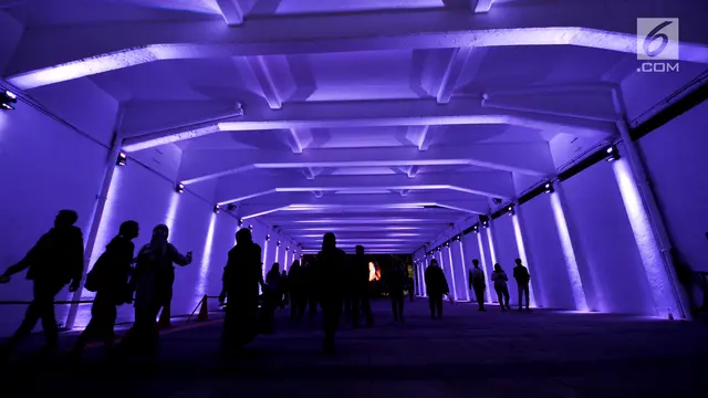 Warna-Warni Terowongan Khusus Pedestrian