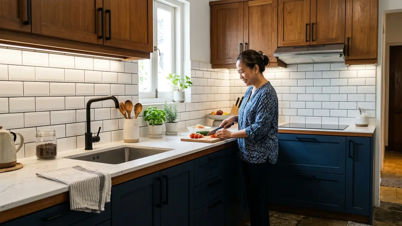 Cara Membuat Dapur Lama Terlihat Modern Tanpa Mengganti Kitchen Set