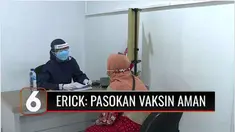 Menteri BUMN Erick Thohir memastikan stok vaksin di Indonesia aman sampai Desember 2021. Ia meminta masyarakat dan pemerintah daerah tidak ragu melaksanakan percepatan vaksinasi.