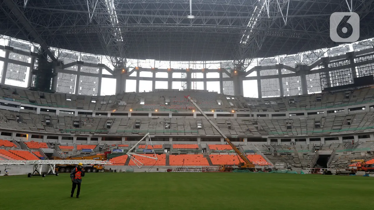 FOTO: Perkembangan Pembangunan Jakarta International Stadium