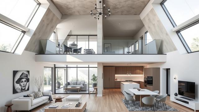 Desain Rumah Minimalis 2 Lantai 6x10 yang Modern