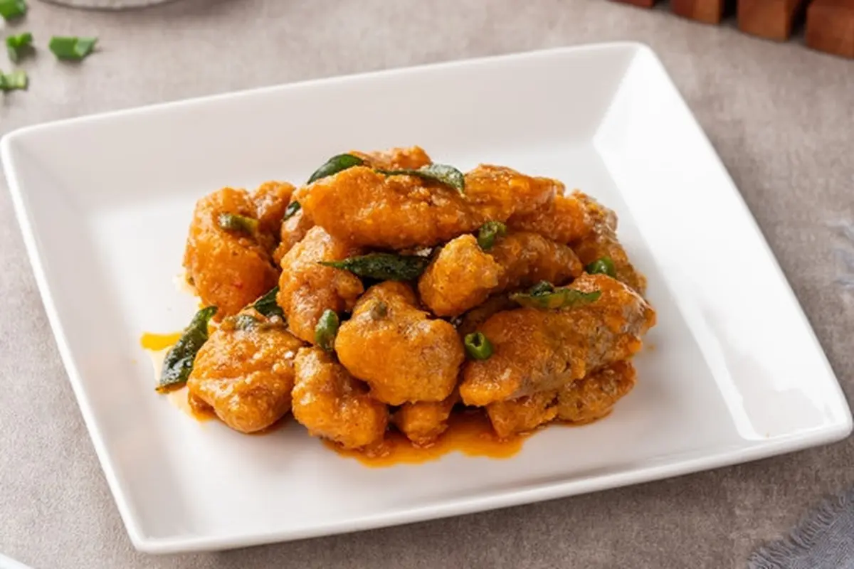 ikan fillet goreng telur asin