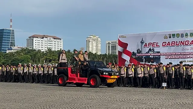 Sebanyak 6.259 personel gabungan dikerahkan mengawal proses pemungutan suara pada Pilkada Jakarta 2024.