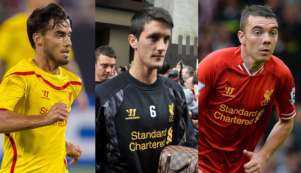 Banyak pemain yang menctatakan sejarah bersama Liverpool. Diantaranya Xabi Alonso, Pepe Reina dan Luis Suarez. Namun taidak sedikit juga pemain yang gagal di Liverpool namun sukses menjadi bintang usia keluar dari Anfield. (Kolase foto AFP)