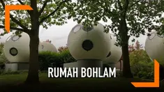 Rumah unik di Belanda ini diberi nama Bolwoningen atau Rumah Bohlam. Rumah berusia 35 tahun ini masih dalam kondisi sangat baik.