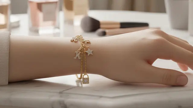 Gelang Emas Kombinasi Berlian