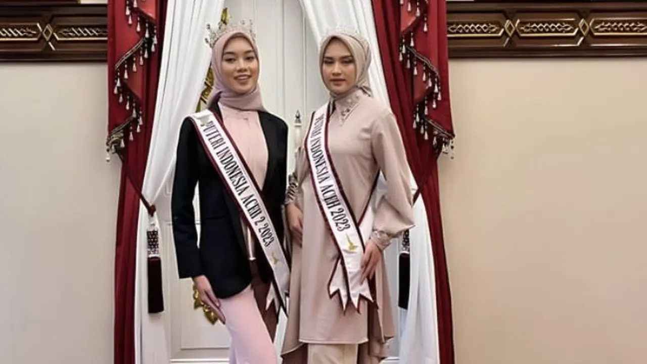 Adu Gaya Dua Wakil Aceh di Ajang Puteri Indonesia 2023 kenakan hijab