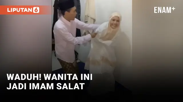 Viral! Wanita Jadi Imam Diduga Permainkan Salat