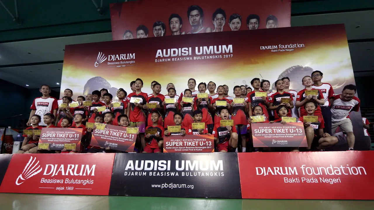 Audisi Umum Djarum Beasiswa Bulu Tangkis 2017 (Liputan6.com / Bogi Triyadi)